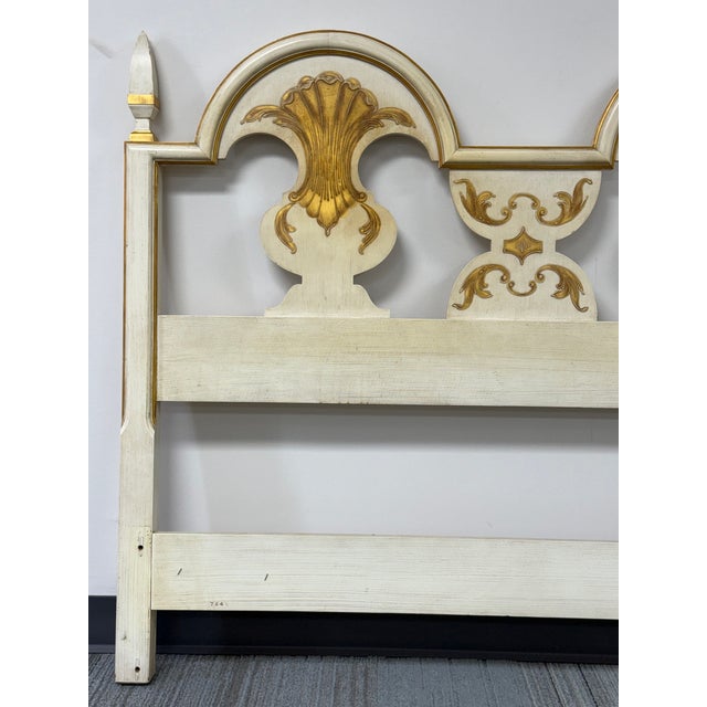 French Provincial John Widdicomb "Classic" French Provincial King Size Headboard For Sale - Image 3 of 6