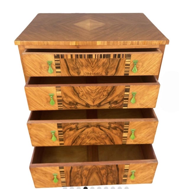 Art Deco Inlaid Chest of Drawers, 1930s For Sale - Image 4 of 9
