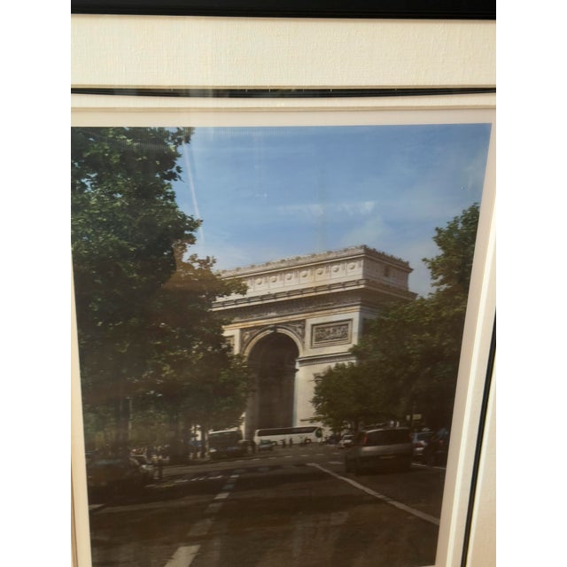Wood “Springtime in Paris”, Contemporary Framed Lenticular Photograph Art Ron Agam, Signed For Sale - Image 7 of 11