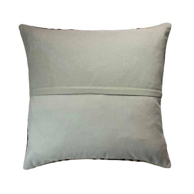 Vintage Turkish Kilim Bench Cushion Cover For Sale - Image 4 of 11