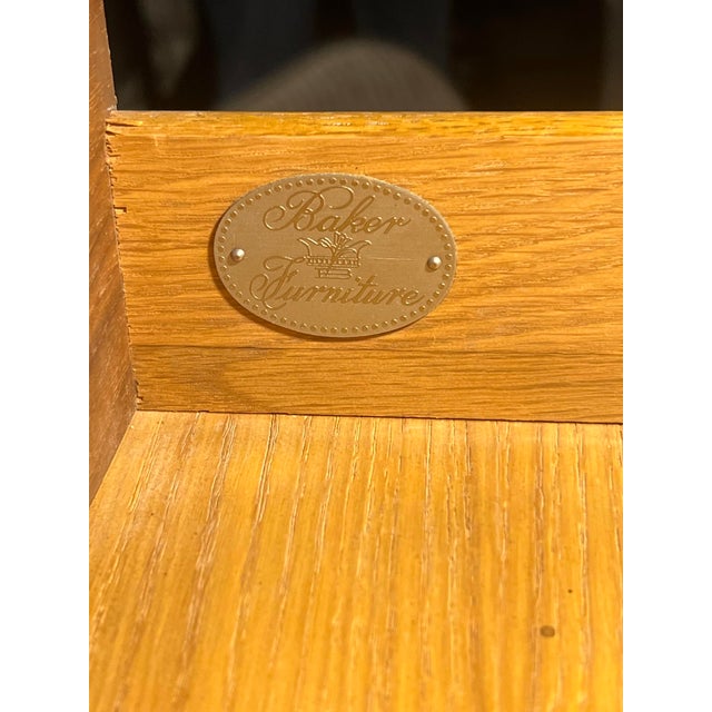 Mid 20th Century Baker Furniture Queen Anne Console Table For Sale - Image 10 of 10