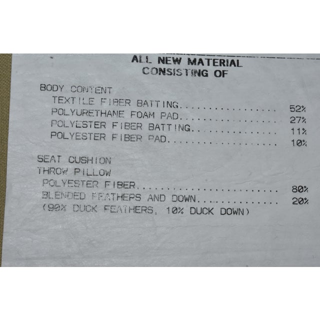 Century Furniture Velvet Peach/Orange Slipper Chair For Sale - Image 11 of 11