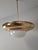 Czech Art Deco Brass and Opaline Glass Pendant Lamp from Napako, 1920s For Sale - Image 17 of 18