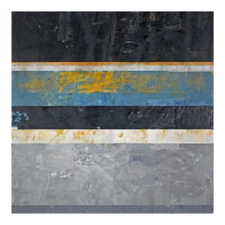 Contemporary Abstract Acrylic on Aluminum Panel Painting "For Henry Hudson" by Clay Johnson For Sale