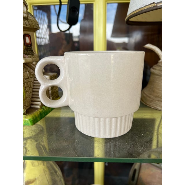 1950s Vintage Mid-Century Modern Ceramic Hillbilly "Paw" Novelty Coffee Mug - Made in Japan For Sale - Image 5 of 6