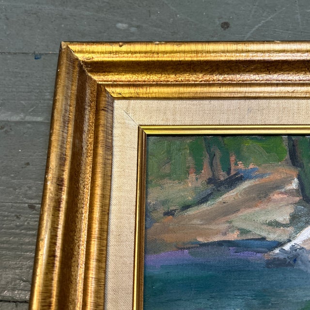 Impressionist 1970’s Original Impressionist Rocky River Landscape Painting For Sale - Image 3 of 5