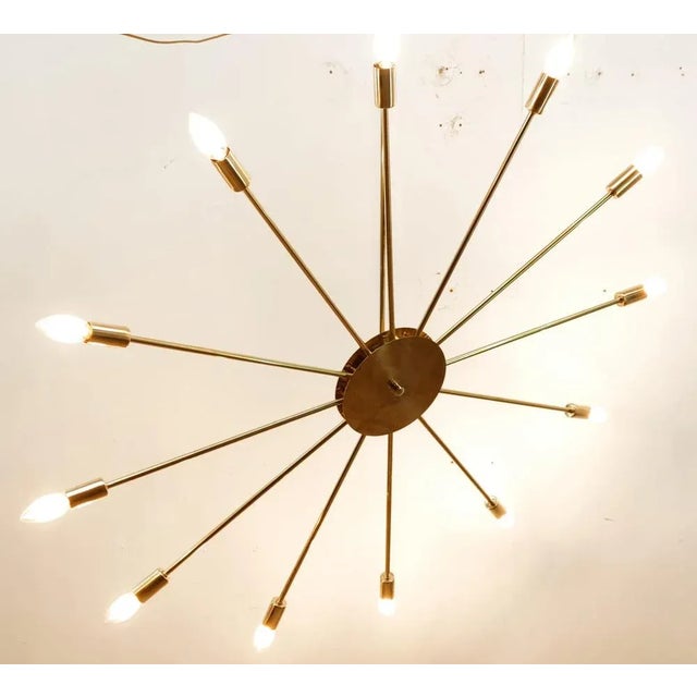 Brass Sputnik Ceiling Lights For Sale - Image 18 of 18