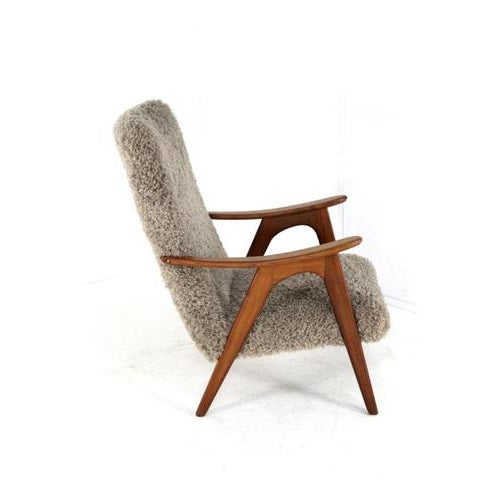Wood Vintage Lounge Chair, Netherlands For Sale - Image 7 of 16