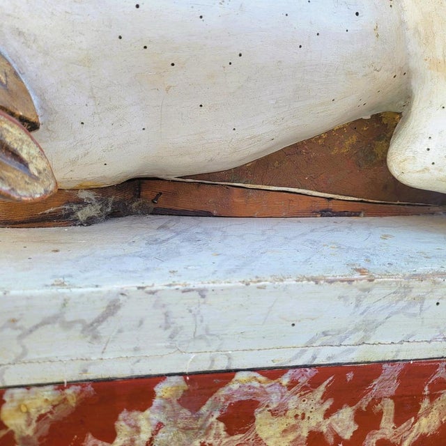 Putto Torch Holder in Lacquered and Gilded Wood, Italy, Late 17th-Early 18th Century For Sale - Image 9 of 18