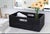 Boho Chic Artifacts Rattan Rectangular Shelf Basket with Side Handles in Tudor Black - 16" For Sale - Image 3 of 11
