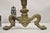 Traditional Antique French Empire Bronze Urn Finial Fireplace Andirons With Paw Feet - a Pair For Sale - Image 3 of 12