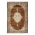 Vintage Turkish Oushak Rug With Floral Motifs in Chocolate Brown, Ivory, Taupe 5'7 X 8 For Sale