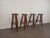 Brutalist Wood Stools, 1950s, Set of 4 For Sale - Image 10 of 18