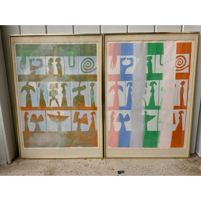 “Mythos Xvii” Large Original Serigraph Print by Lawrence Kupferman For Sale - Image 12 of 12