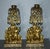 Antique Mid 19th Century Pair of Ornate Girandoles have a Victorian Style. Made of Brass, Crystals, with a Marble Base....