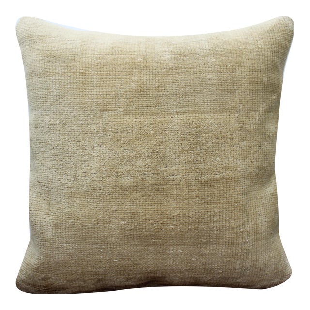 Turkish Vintage Rug Decorative Pillow Cover - 20"x20" For Sale