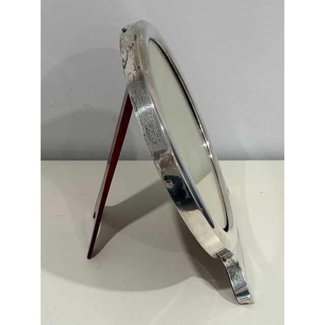 Antique Art Deco Style 800 Silver Round Photograph Footed Frame Jm Werner Berlin For Sale - Image 4 of 18