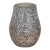 Prem Collection Artisan Made Black and White Planter with Dripping Décor For Sale