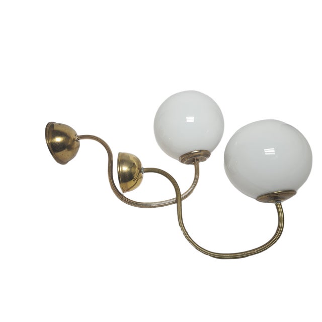 Metal Vintage Art Deco Sconces, Poland, 1950s, Set of 2 For Sale - Image 7 of 12