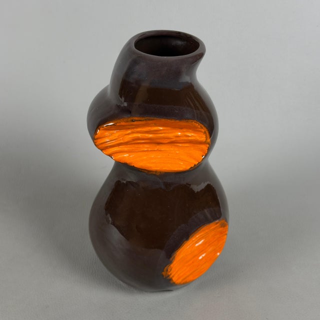 Space Age Ceramic Vase by Ignoto for Artigianato Italiano, 1970s For Sale - Image 12 of 12