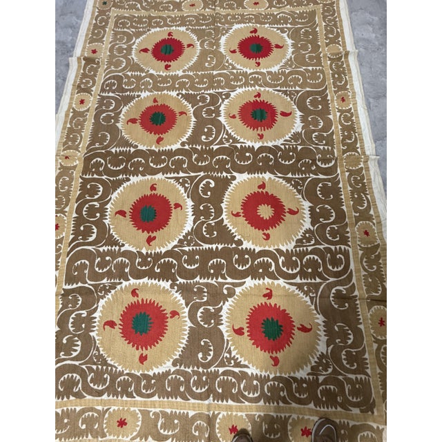 Uzbek Suzani Wall Decor For Sale - Image 9 of 11