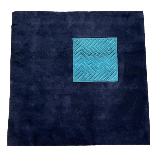 Hand-Tufted Window Rug from Tisca, Switzerland, 1990s For Sale