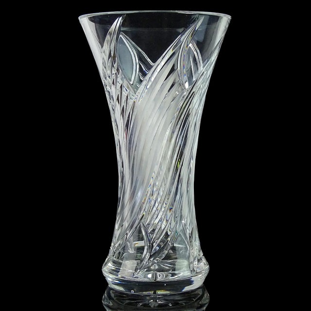 Vintage Cut Crystal Waterford Baccarat Style Flower Vase Chairish
