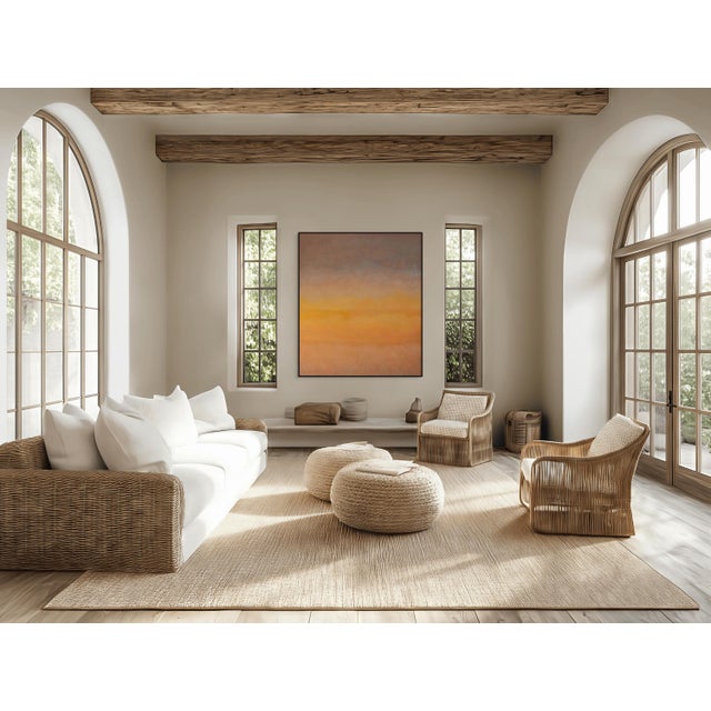 Janise Yntema Contemporary Abstract Oil and Mixed Media on Linen "Deep Time" by Janise Yntema For Sale - Image 4 of 5