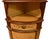 Wood Venetian Style Folk Art Glass Hutch Corner Cabinet For Sale - Image 7 of 9