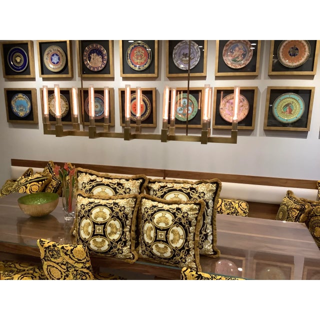 Lion and Urn Versace XL Pillows - a Pair For Sale - Image 12 of 13