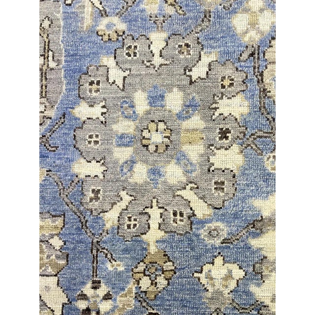 2020s Handmade Oushak Rug, 09'02" X 12'01" For Sale - Image 4 of 5