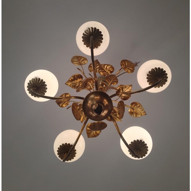 Italian Hollywood Regency Chandelier by Hans Högl, 1960s For Sale - Image 6 of 11