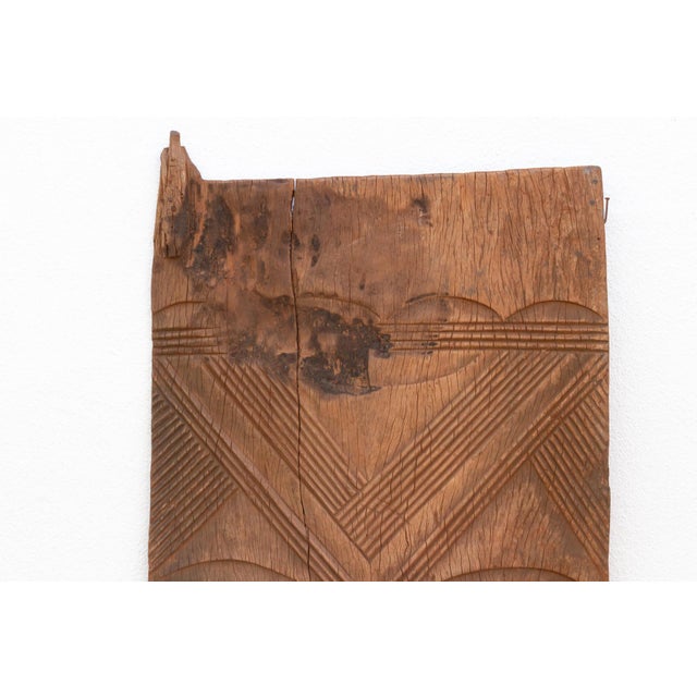Ancient Anya Carved Medallion Igbo Door For Sale - Image 4 of 7