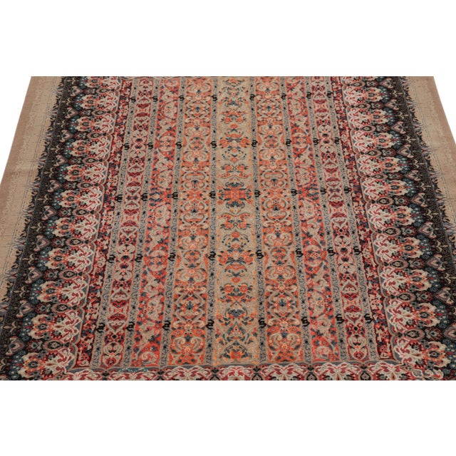 Hand-knotted in silk, this 4x5 rug represents a bold new line of Rug & Kilim’s Modern Collection—a series of contemporary...