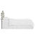 Transitional Kenmore Headboard in Ochre Brush Cheetah, King For Sale - Image 3 of 5