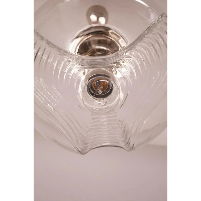 1970s Large Wave Ceiling Lamp by Koch and Lowy for Peill and Putzler For Sale - Image 5 of 11