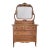 Antique American Tiger Oak Dresser With Original Beveled Mirror, C. 1905–1915 For Sale
