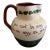 Late 19th Century English Torquay Motto Pitcher With Sailboats, Devon Earthenware Pottery For Sale