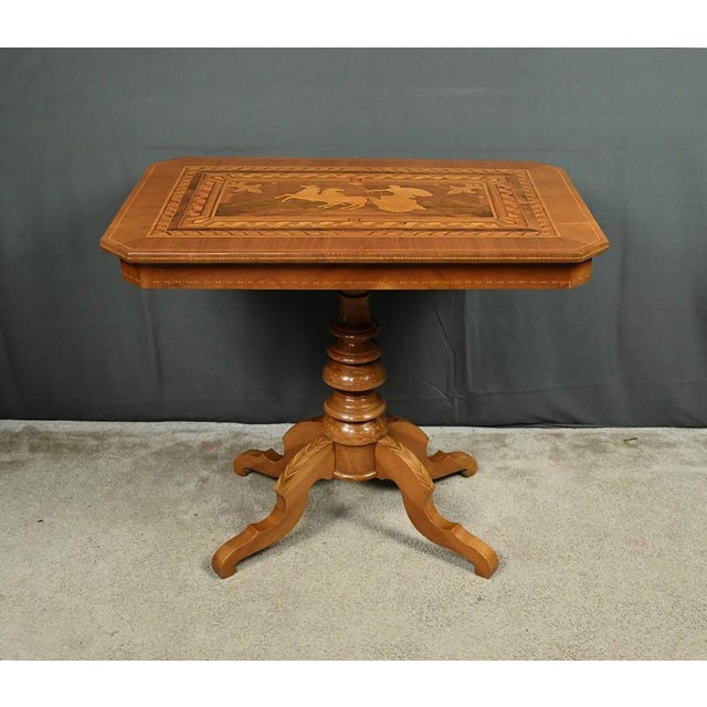Coffee Table in Cherry and Walnut For Sale - Image 10 of 18
