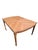 Vintage Refinished Walnut Chevron Veneer Extendable Dining Table With Two Leaves For Sale - Image 10 of 10