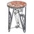French Art Deco Fer Forgé Side Table in Iron and Marble, 1930s For Sale - Image 15 of 15