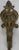 French Bronze Curtain Tie Back Hooks With Faces For Sale - Image 4 of 11