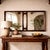 Late 20th Century Vintage Canadian Brutalist Walnut Wall Mirror by Tobago of Canada For Sale - Image 5 of 18