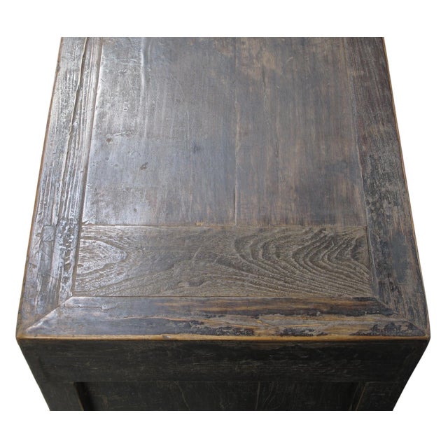 Vintage Hand Made Reclaimed Elm Sideboard Cabinet 32 For Sale - Image 9 of 12