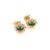 Metal Natural Tourmaline Diamond Earrings 14k Gold 0.85 TCW Certified For Sale - Image 7 of 11