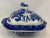 Antique Covered Blue Willow Tureen /Serving Bowl From England - Circa 1900 For Sale - Image 4 of 13