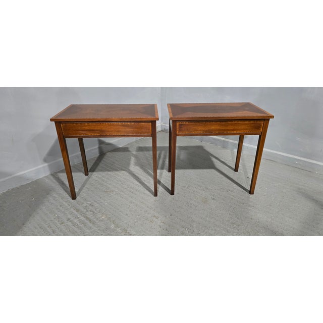 Mahogany Lamp Tables, 1900, Set of 2 For Sale - Image 12 of 15