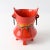 1970s Italian Red Ceramic Vase from Bertoncello, 1970s For Sale - Image 5 of 11