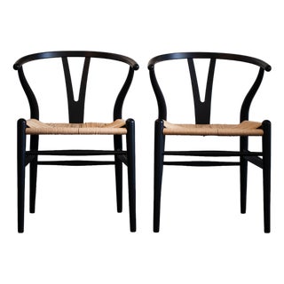 Iconic Ch24 Limited Signed Special Edition Wishbone Chair For Sale