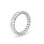 Metal 18ct White Gold Oval Diamond Eternity Ring 3.45ct For Sale - Image 7 of 8
